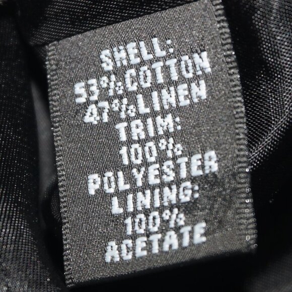 Linda Allard Ellen Tracy Cotton Linen Jacquard Blazer 6 - Picture 6 of 9